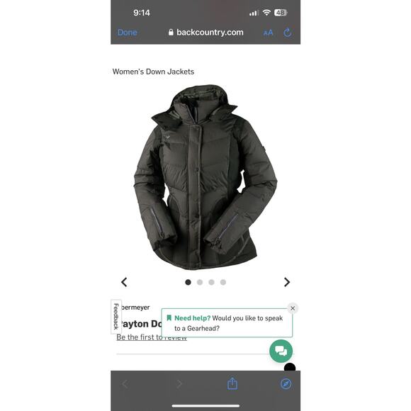 Obermeyer Gray Puffer Jacket - Picture 9 of 16